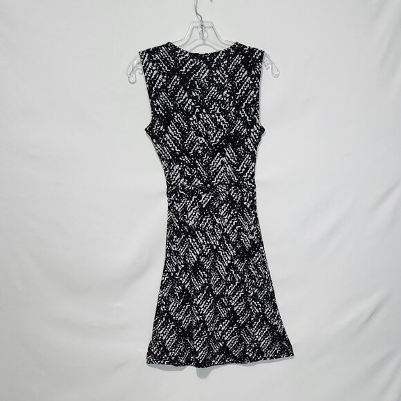 Apt 9 Printed Knit Sleeveless Faux Wrap Dress Size XS - Picture 4 of 11